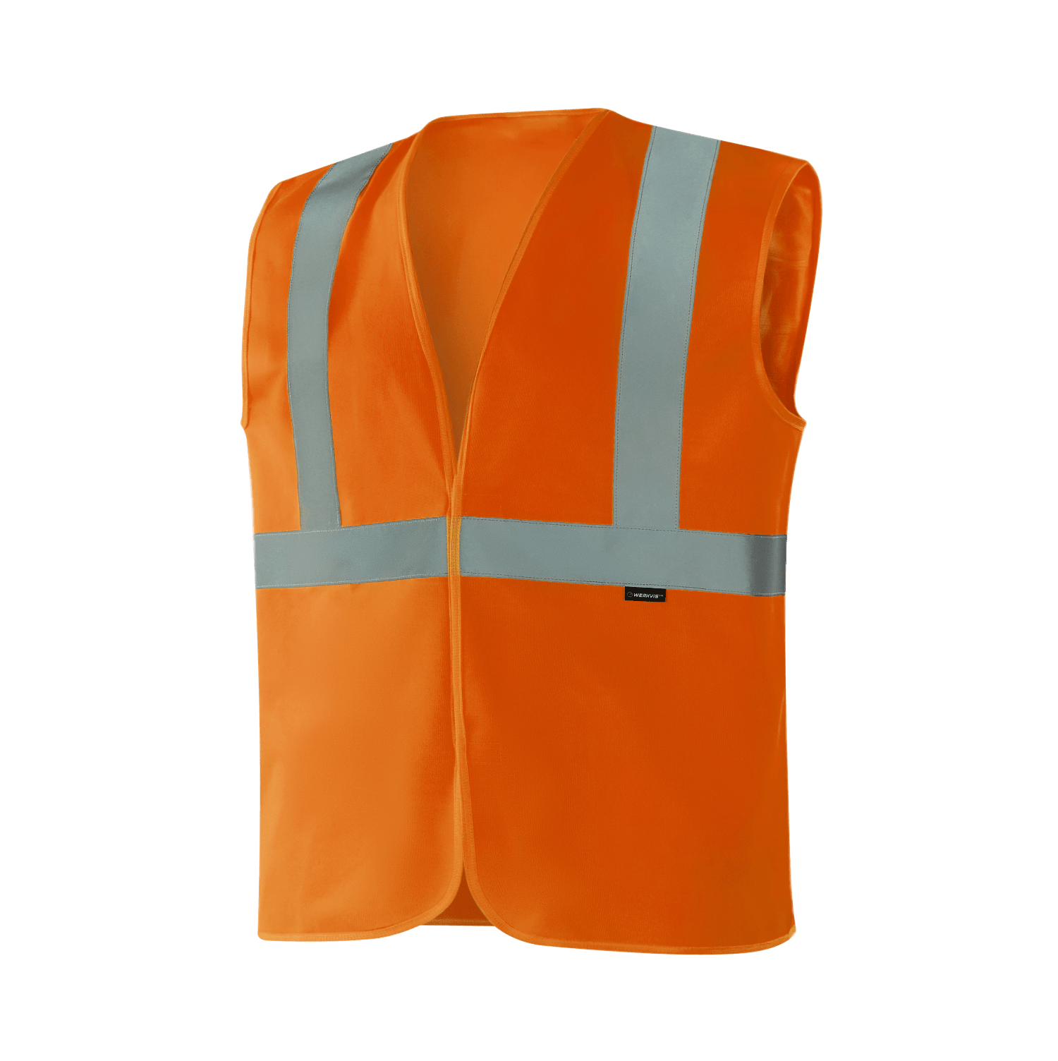 BOLOGNA - WV202 Orange Hi-vis Vest with reflective bands for safety